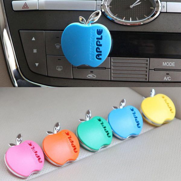 

car outlet perfume cute apple shape smell remover various odor type decoration fragrance car accessories dropshipping fast shipping x1302
