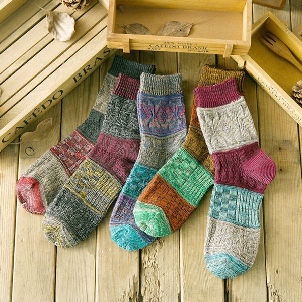 

fashion patchwork socks women soft warm autumn winter socks for girls ladies casual cotton socks, Black;white