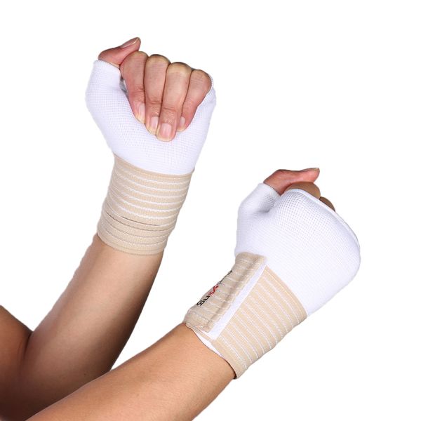 

wrist support brace guard protector fitness wrist wrap for men women wristband support sportive band brace, Black;red
