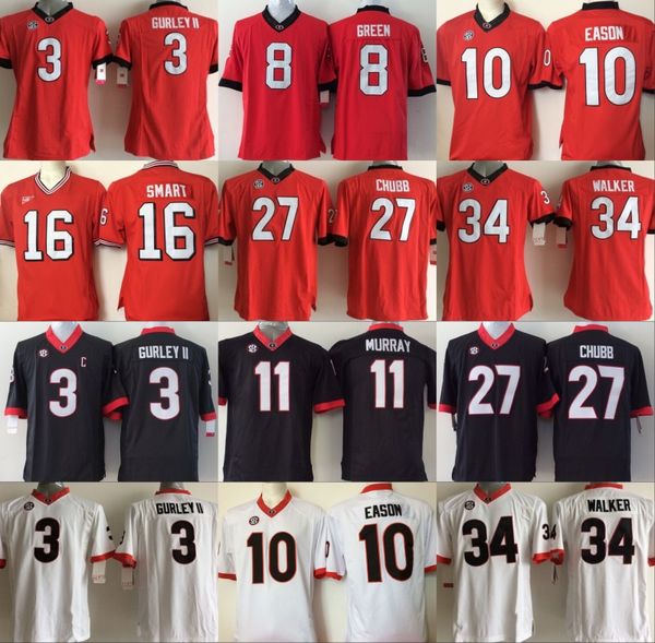 

Kids Youth Georgia Bulldogs College 3 Todd Gurley II 8 A.J. Green 10 Jacob Eason 11 Jake Fromm 27 Nick Chubb 34 Herschel Walker Kirby Smart
