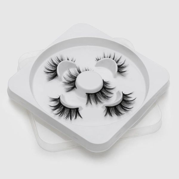

3 pairsmink eyelashes 3d false lashes thick crisscross makeup eyelash extension natural volume soft fake eye lashes