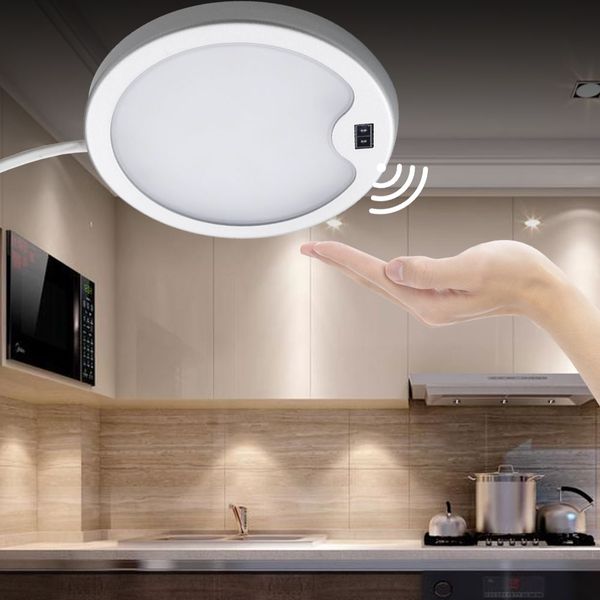 2019 3w Motion Sensor 12v Led Light Puck Lamp Kitchen Under
