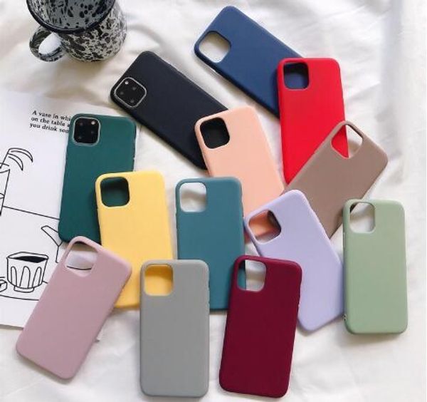 

Ultra Thin Дешевые конфеты цвета телефон случае для Iphone 11 Pro Max XS MAX XR X 6S 7 8 плюс моды