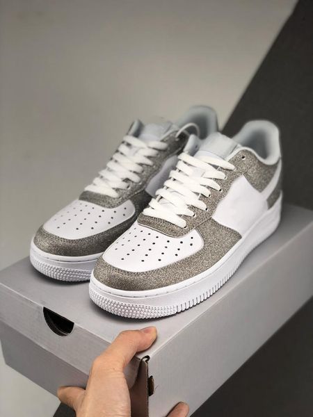 

лучшие качества воздуха женщин mens 07 lv8 3 xxv 3d white metallic silver refective повседневная обувь lv8 xxv кроссовки с box размер 36-45, Black