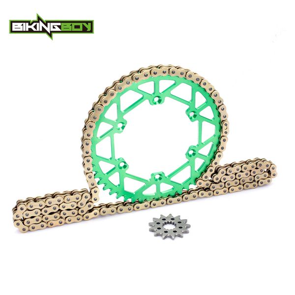 

bikingboy front 12t rear 48t 49t 50t 51t 52t sprockets 520 chain for kx 250 1997-2008 kx250 97 98 99 00 01 02 03 04-08