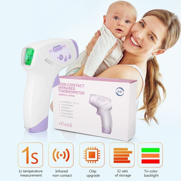 

digital temperatur thermometer ir infrared thermometer non-contact forehead body surface temperature instruments for baby measure gun