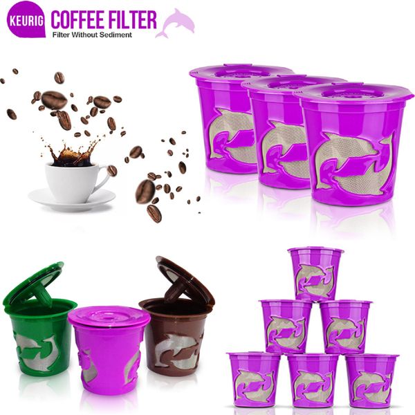 

refillable coffee capsule reusable k-cup filter for 2.0 and 1.0 brewers k cup reusable for keurig machine fashion refillable pod cup