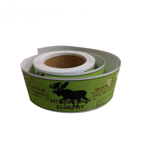 

2020 price customized self adhesive waterproof printed label food can/box/bottle