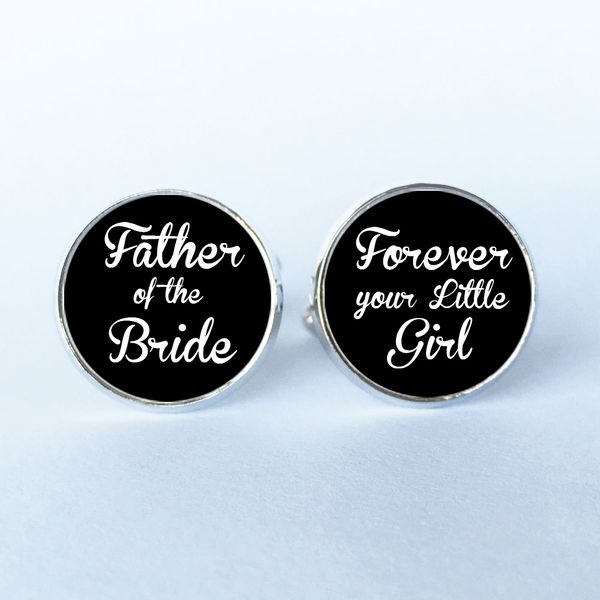 

can customize any word wedding cufflinks custom white black background men cufflinks gift man marry me today father groom, Silver;golden