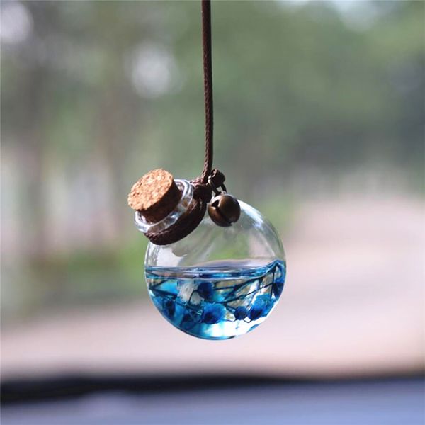 

car perfume pendant empty hanging bottle for essential oils fragrance diffuser air freshener in car accessories without perfume