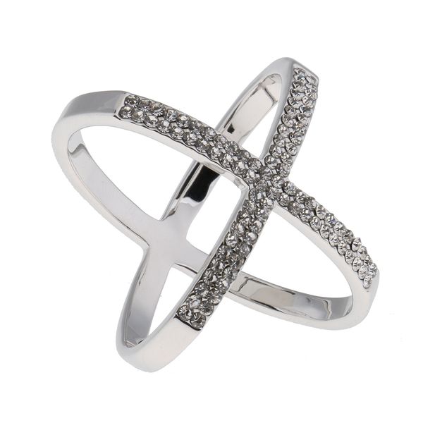 

rhinestone buckle ring for silk scarf clip holder women girls jewelry gift, Gray