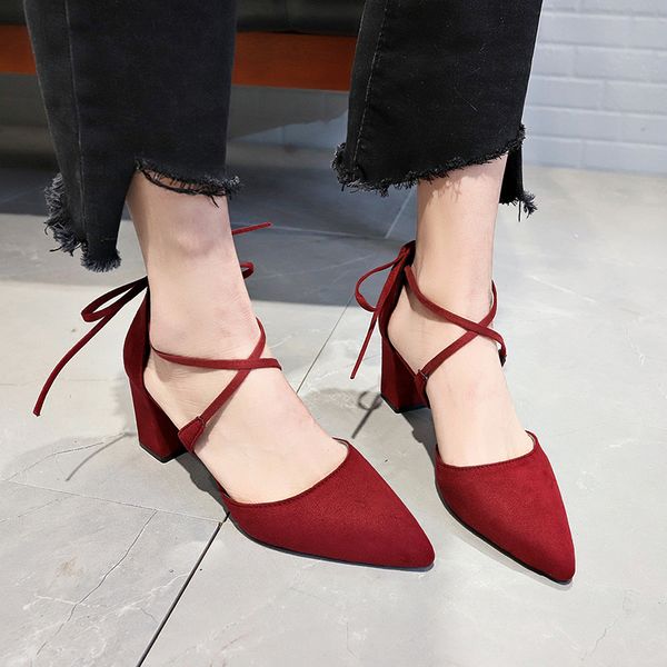 

2020 new female fashion office shoes women pumps high heel wedding hollow with sandals summer breathable shoes u14-90, Black