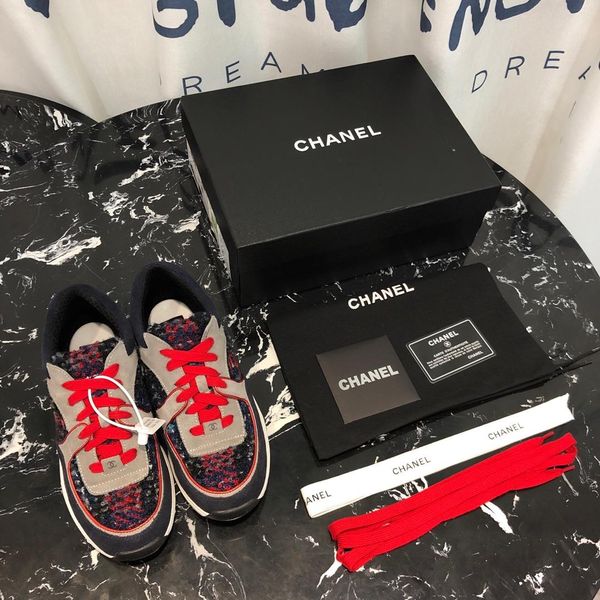 

French new red ladie neaker leather fabric women 039 hoe trend fa hion dre women 039 hoe original box packaging invoice