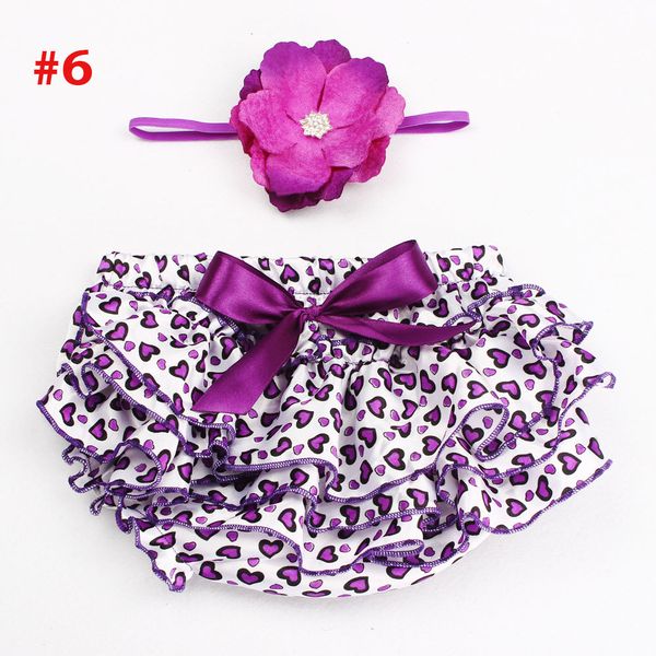 

ruffle baby girl flower diaper cover with knot headband heart ruffle bloomers newborn pgraphy props outfit ks011, Black