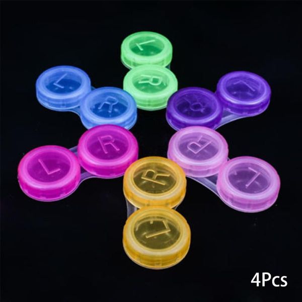 

объектив портативный мини пластиковый дорожный держатель для хранения замачивания коробки, Silver