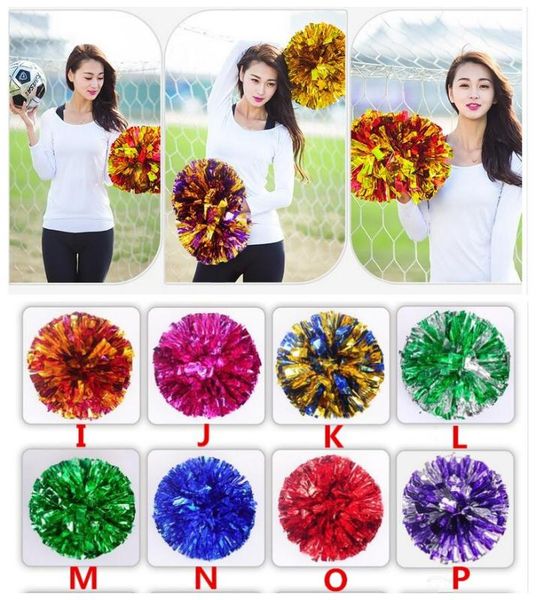 

blue first single paragraph cheerleading pom pon cheerleading cheer supplies#1834
