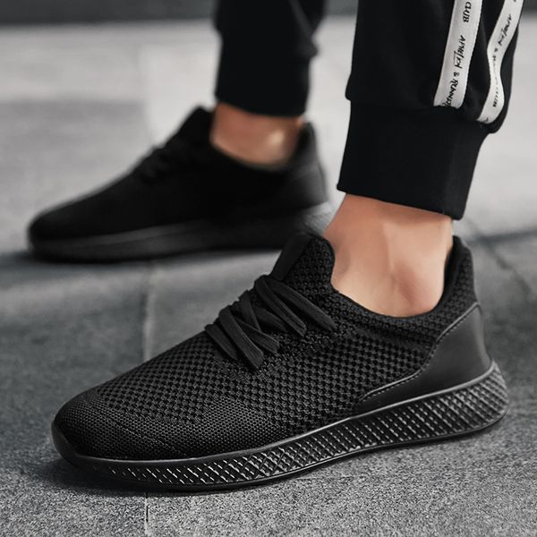 

weweya black red trainers male walking shoes men damping outdoor footwear mesh sneakers man tennis masculino adulto big size 48