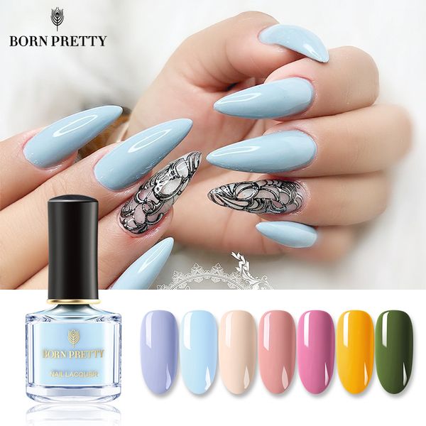 

born pretty nail polish spring summer theme rose gold black white chrome glittering nail art varnish 6ml for diy manicuring