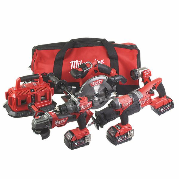 

Milwaukee m18fpp6b 503b fuel 18v 5 0ah li ion redlithium cordle 6 piece kit 11