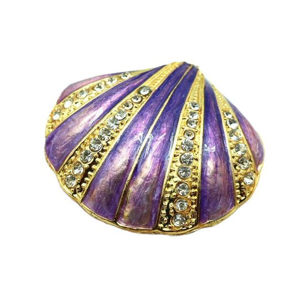 

откидная аксессуар box для девочек ручной работы shell шкатулки украшенная для женщин, Pink;blue