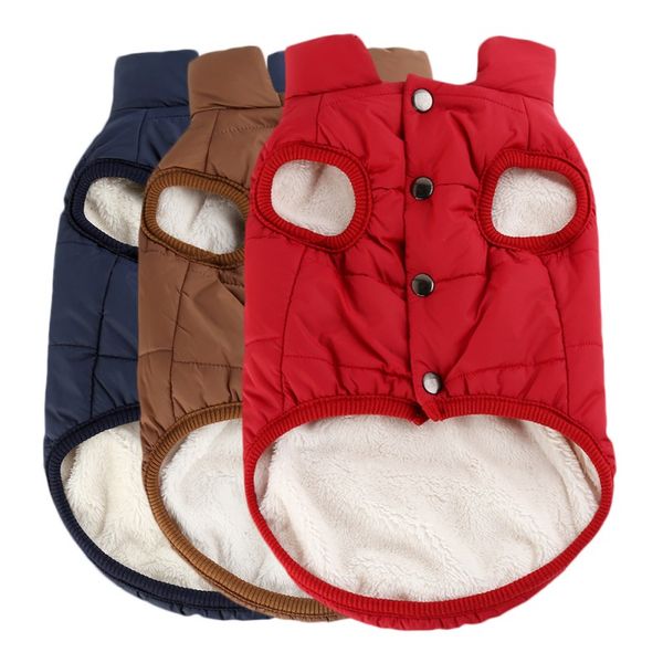 

pet dog vest jacket clothing autumn winter windproof warm dog clothes coat for small medium large dogs xs-3xl