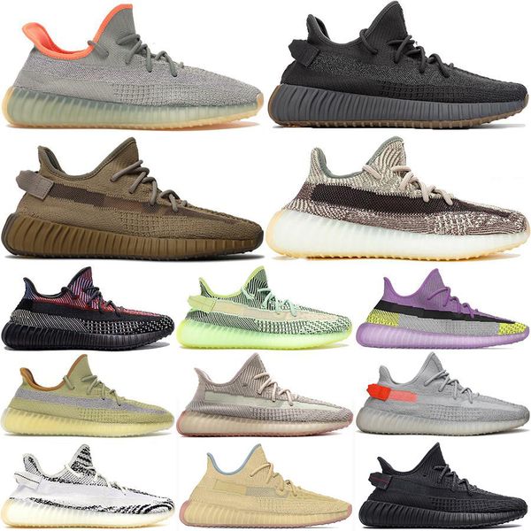 

2020 cinder zyon desert sage 3m reflective kanye west men running shoes yecheil yeshaya falx earth women sneakers shoes trainers size 13