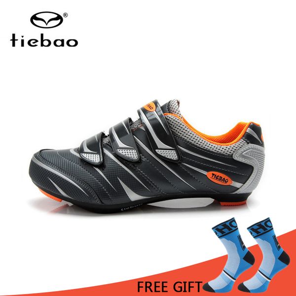

tiebao professional cycling shoes mtb bike shoes men women self locking racing athletic sneakers bicycle zapatos ciclismo, Black