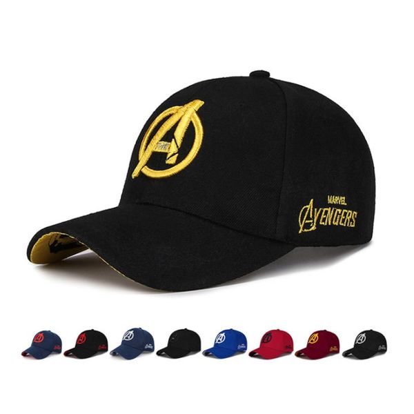 

yo-young marvel embroidery casual outdoor baseball caps for men snapback caps for sun hat, Blue;gray
