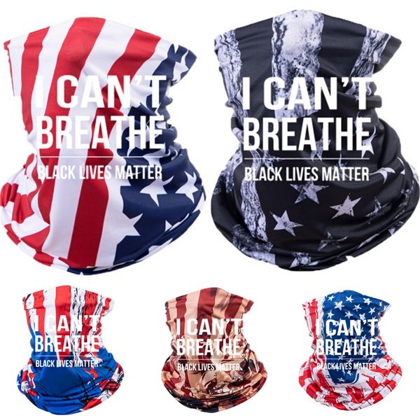 

i cant breathe4 1pcs set chiffon scarves outdoor sunscreen headwear sports breathable bandana uv face bandana ice silk headband for dust #33, Blue;black