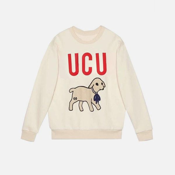 

19ss logo printing sweatshirts o-neck couple made in italy coats long sleeves shirts fashion hip hop sweatshirts hflswy304, Black