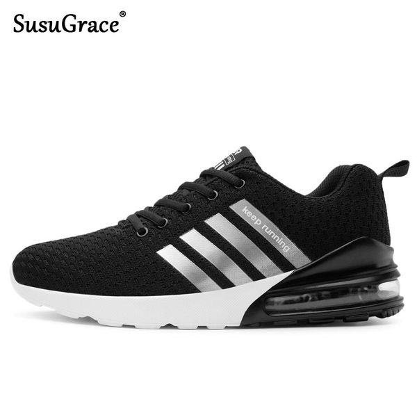 

susugrace 2020 spring men's running shoes summer gym shoes air cushion male sneakers outdoor flats light sport walking