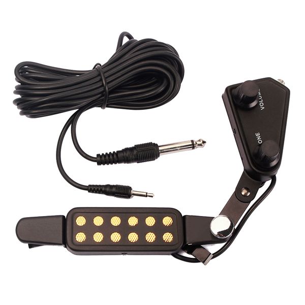 

classic acoustic guitar pickup amplifier soundhole tone volume control