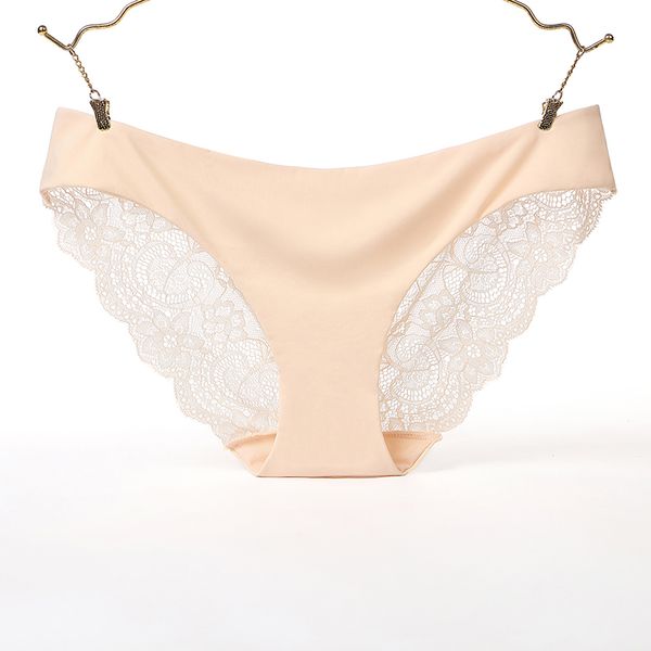 

dewvkv 2019 lace panties soft breathable briefs women underwear ladies low-rise lingerie solid underpants g-string brief, Black;pink