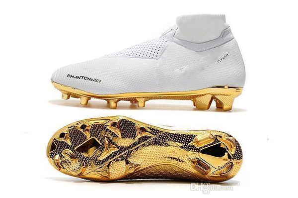 

2019 new platinum wholesale football splint ronaldo cr7 original football shoes phantom vsn elite df fg football shoes, Black