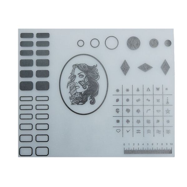 

mini silicone nail art table mat washable foldable pad manicure cushion arm rest manicure tool