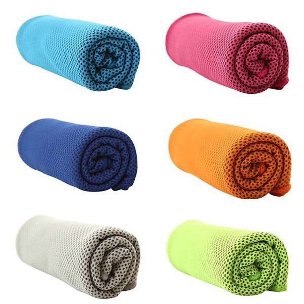 

outdoor summer cool ice sport towel cold bath towels for fitness hip-hop yoga swimming travel gym towel 30x100cm
