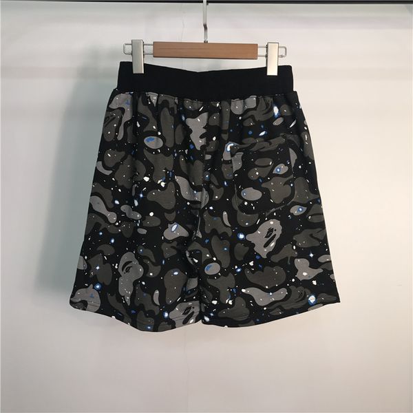 

Fashion Shark Mouth Mens Jogger Tracksuit Hip Hop Tee Tops + Shorts Summer Outfits Shirt Crew Neck Tees Starry Sky Patchw Shark Mouth Print