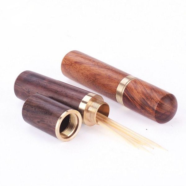 

natural wood toothpick holder bucket small mini wooden storage boxes diy craft handmade needle container