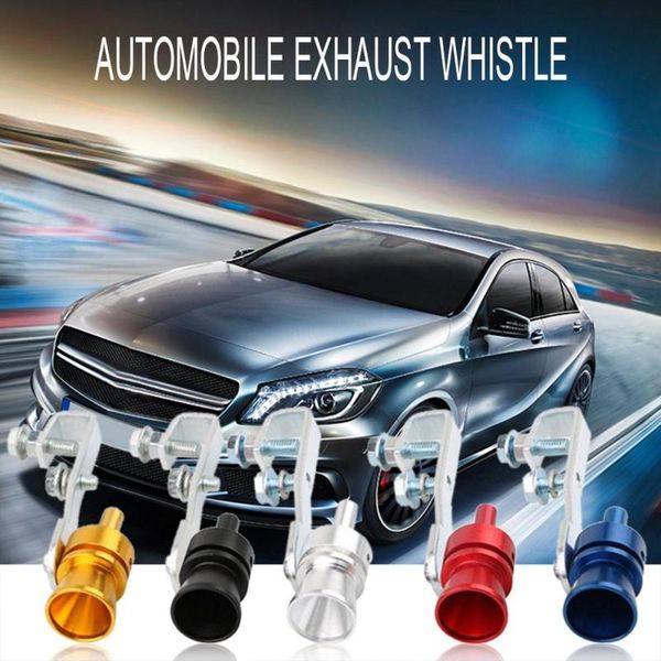 

brand new universal simulator whistler exhaust fake turbo whistle pipe sound muffler blow off car styling tunning red s/m/l/xl