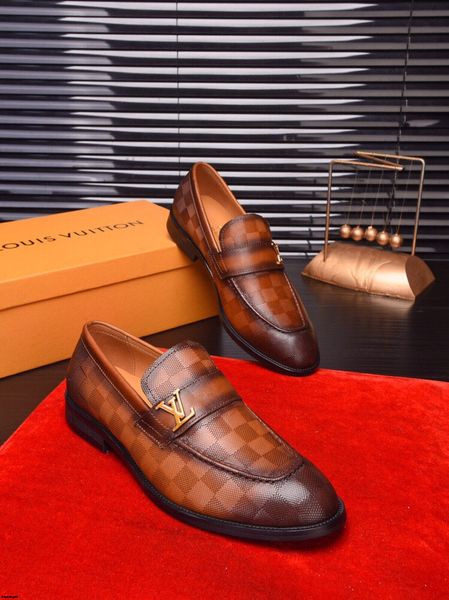 

19ss men dress shoe floral pattern men formal shoes leather luxury fashion oxford shoes for men business wedding shoes size 38-45, Black