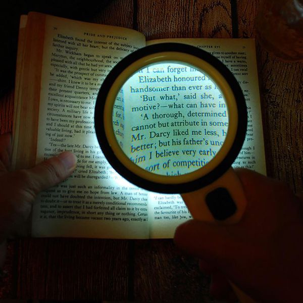 

magnification 30x round lens handheld magnifier glass for reading science