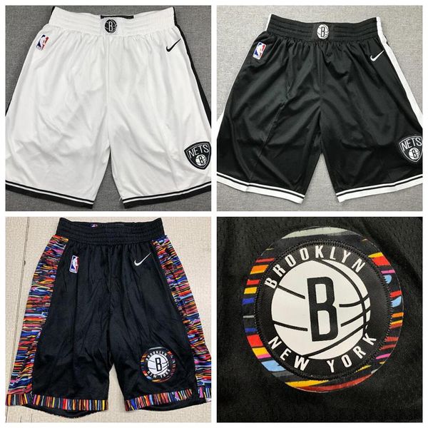

Новые 2019 Brooklyn Nets NBA шорты Кевин Дюрант Ирвинг дышащие тренировочные брюки Team Classic Sportswear NBA баскетбольные шорты