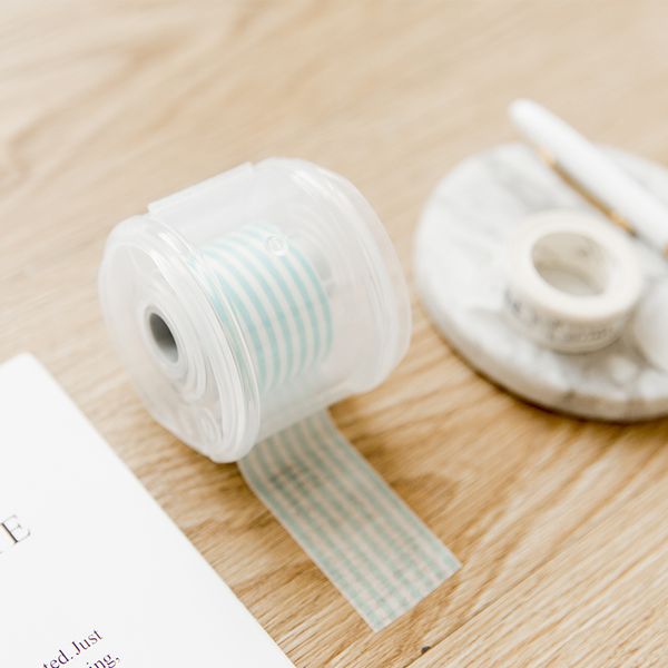 

mirui simple washi tape cutter office supplies transparent tape holder diytape peripheral tool kawaii