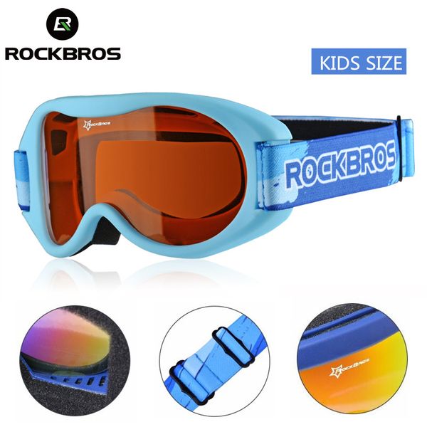 

ski child goggles uv double-layer snowboard kids glass winter skiing children eyewear tpu frame boys girl snow goggles