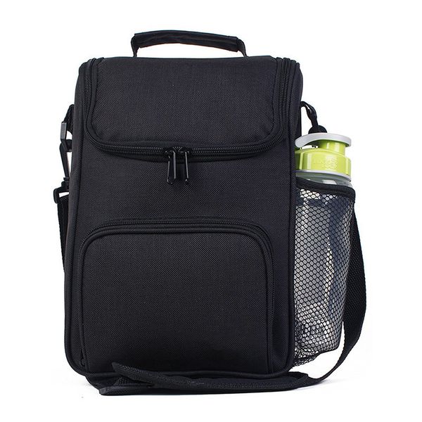 

insulated thermal cooler lunch box picnic case storage bag carry tote oxford waterproof handbag men women kids thermo bags, Blue;pink