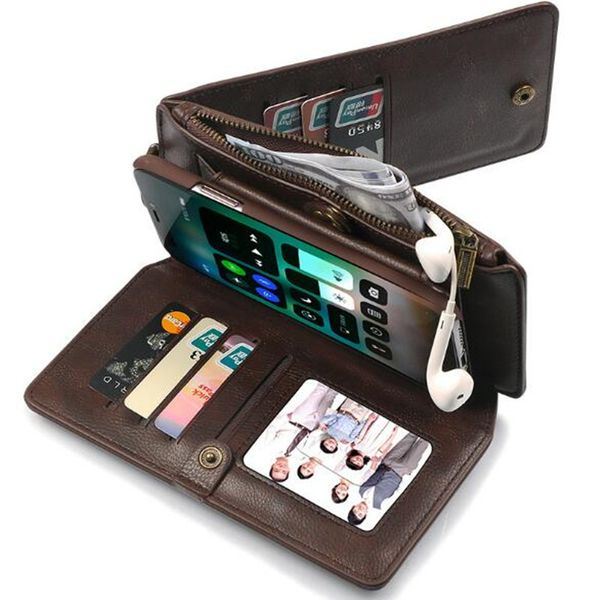 

Роскошный качественный кошелек-чехол для телефона для Iphone X XR XS MAX 8 7 6s plus S8 S9 Plus note8