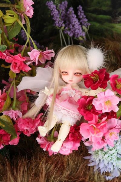 

new arrival doll1/8- bjd elf half closed eyes eyes t200428