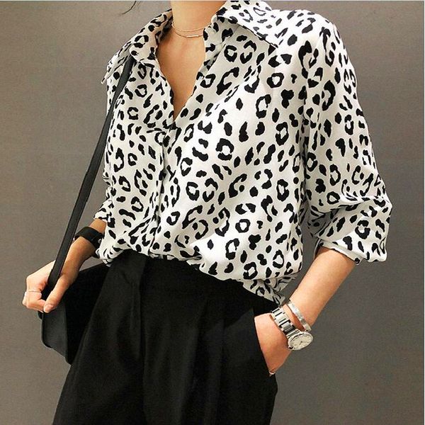 camisa leopardo mujer