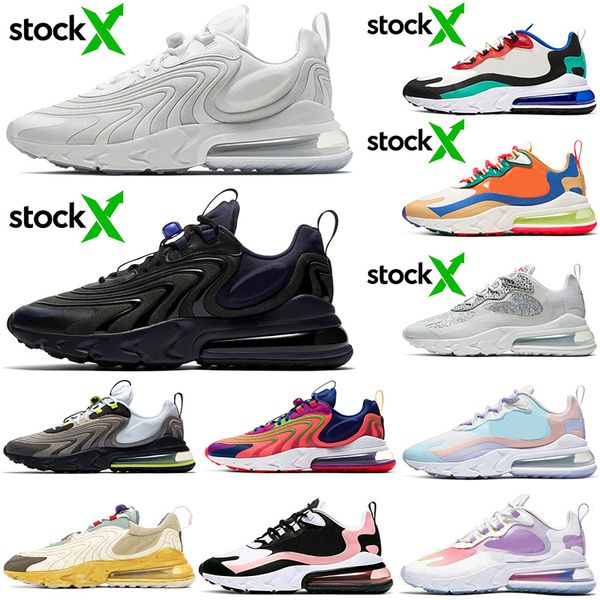 

2020 react eng triple black white running shoes stock x men women bauhaus blue orange grenn sport blue void sneakers trainers 36-45, White;red