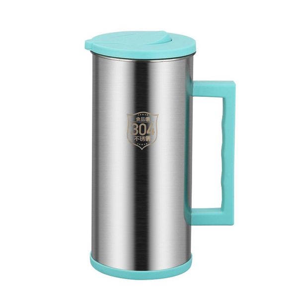 

home large capacity stainless steel clod water kettle bottle with lid